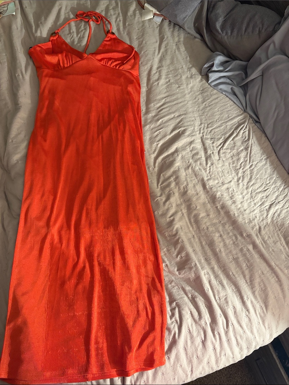 halter dress forever 21 | Dresses | Forever 2 Burnt Orange bow sash dress
